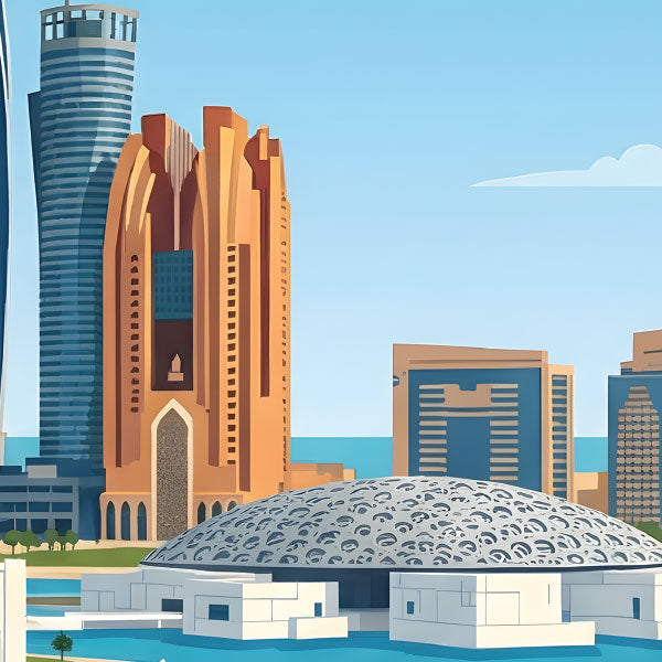 World Travel Posters: Abu Dhabi