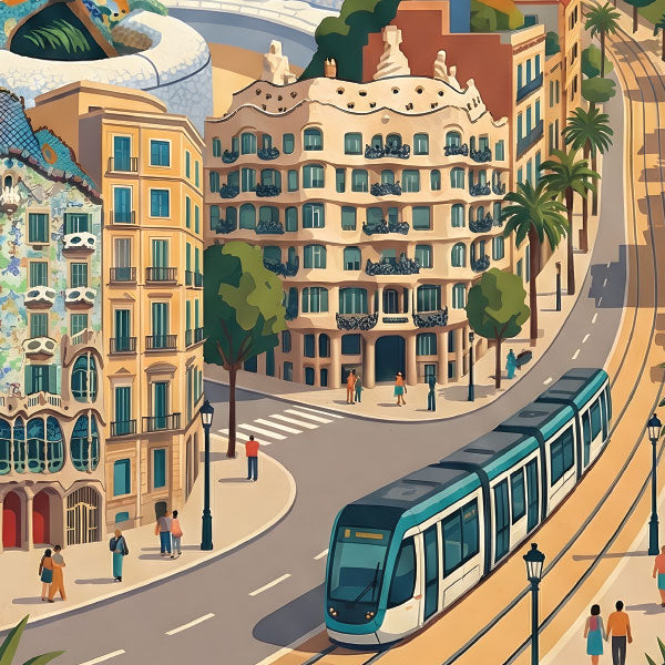 World Travel Posters: Barcelona