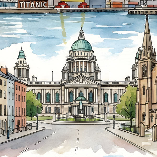 UK Watercolours: Belfast