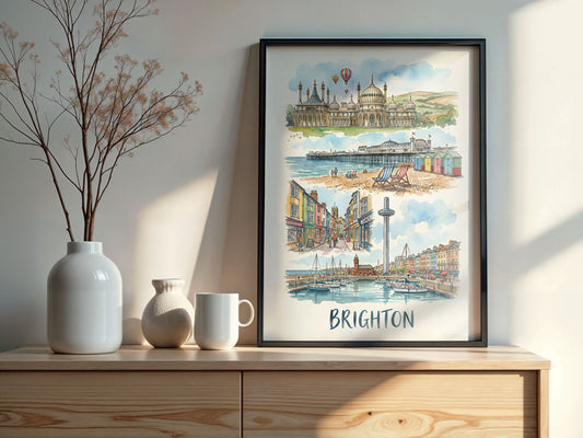 UK Watercolours: Brighton