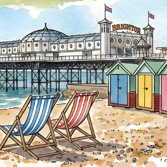 UK Watercolours: Brighton