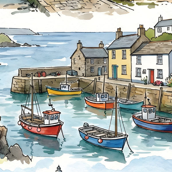 UK Watercolours: Cornwall