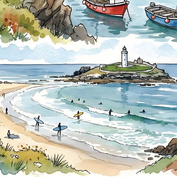 UK Watercolours: Cornwall