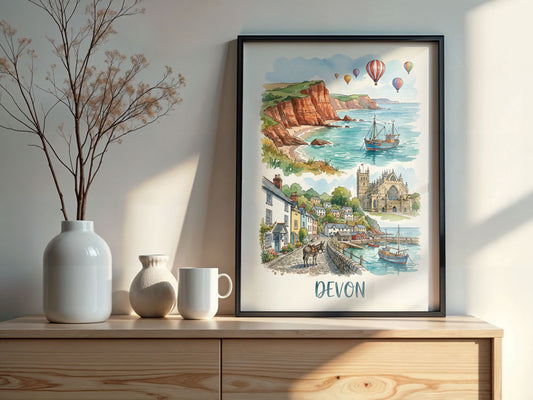 UK Watercolours: Devon