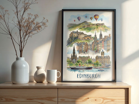 UK Watercolours: Edinburgh