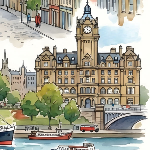 UK Watercolours: Edinburgh