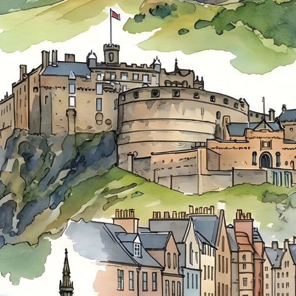 UK Watercolours: Edinburgh