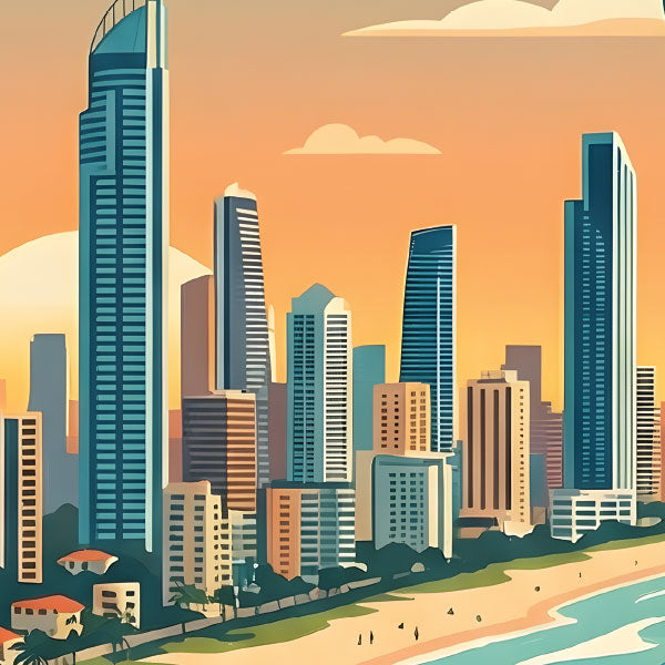 World Travel Posters: Gold Coast