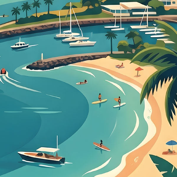World Travel Posters: Gold Coast