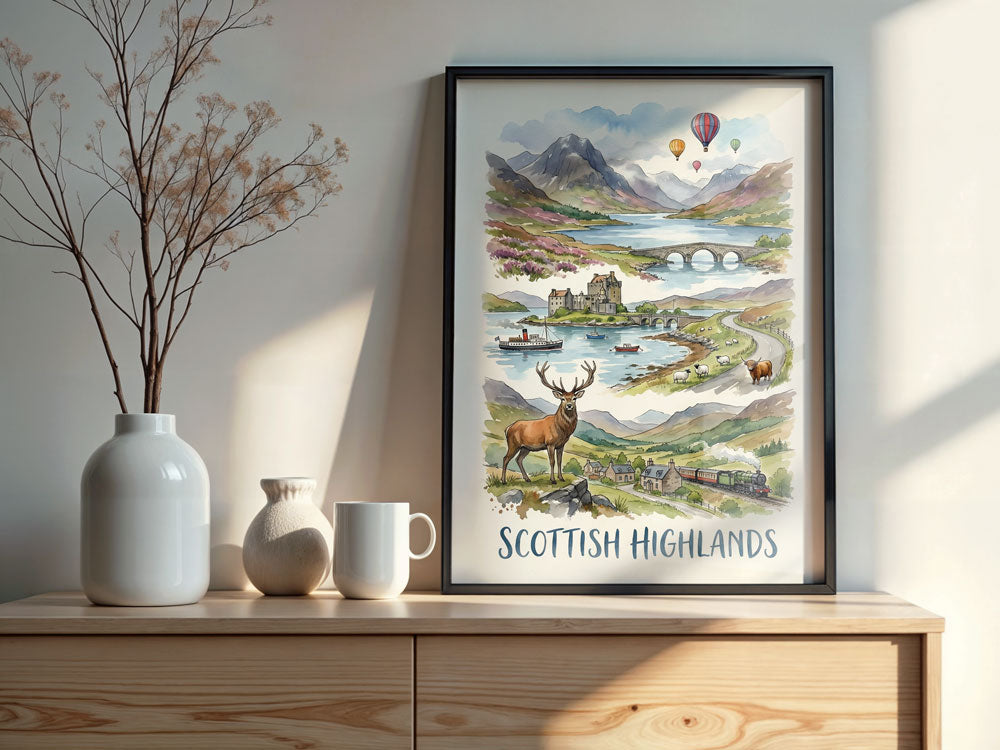 UK Watercolours: Scottish Highlands