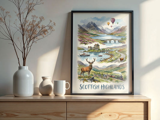 UK Watercolours: Scottish Highlands