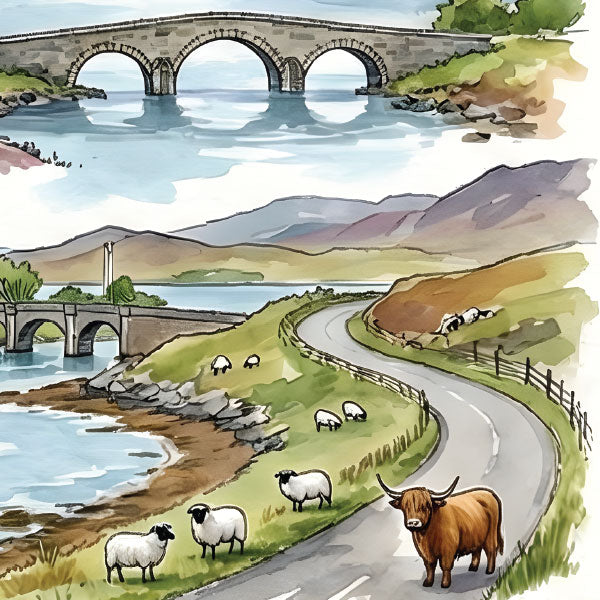 UK Watercolours: Scottish Highlands