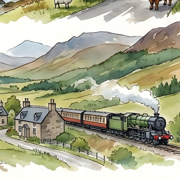 UK Watercolours: Scottish Highlands
