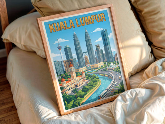 World Travel Posters: Kuala Lumpur