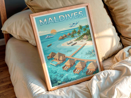 World Travel Posters: Maldives