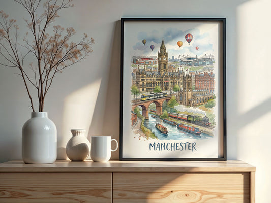 UK Watercolours: Manchester