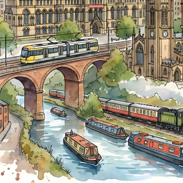 UK Watercolours: Manchester