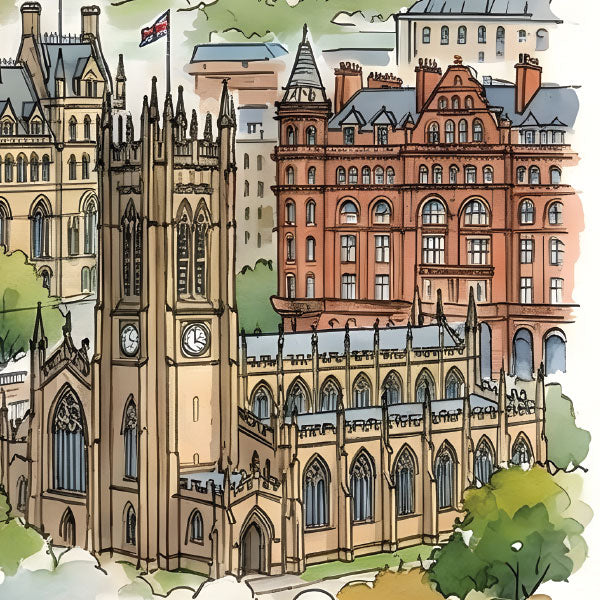 UK Watercolours: Manchester