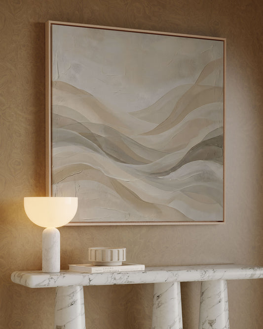 Framed Canvas: Stillness & Stone series #3