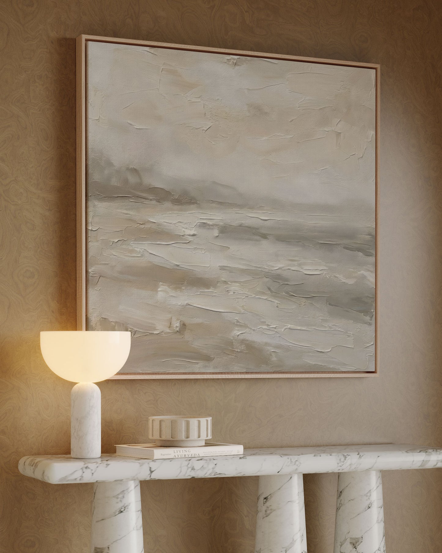 Framed Canvas: Quiet Tides #1