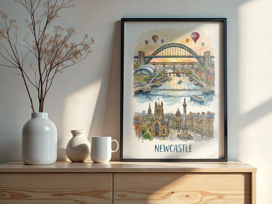 UK Watercolours: Newcastle