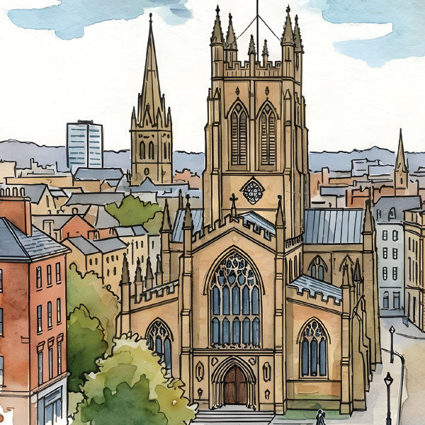 UK Watercolours: Newcastle