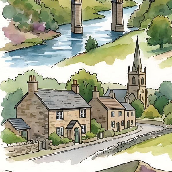 UK Watercolours: Peak District
