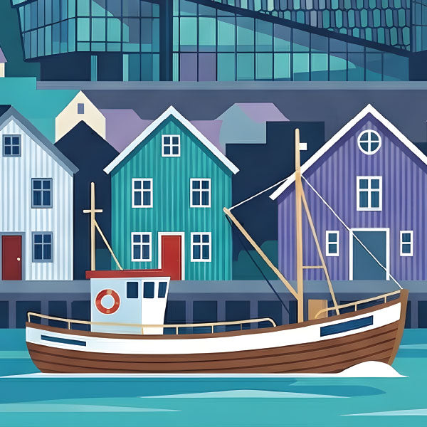World Travel Posters: Reykjavik