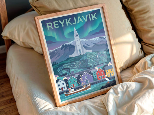 World Travel Posters: Reykjavik