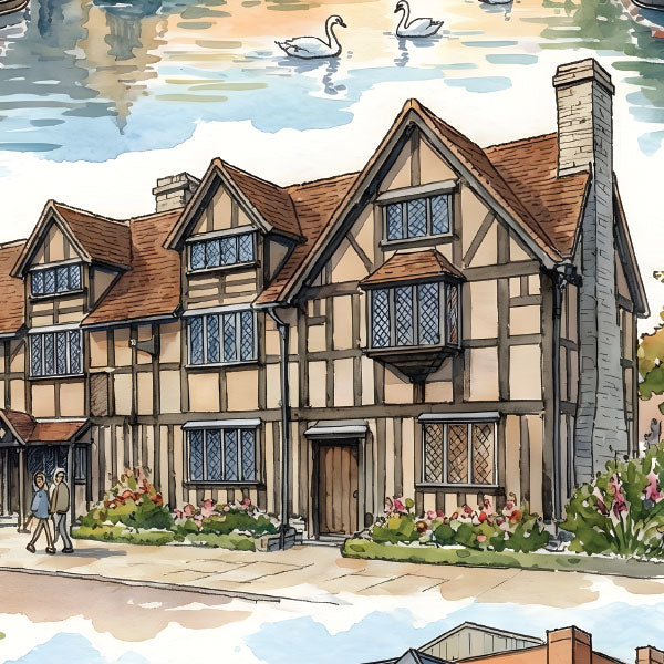 UK Watercolours: Stratford-upon-Avon