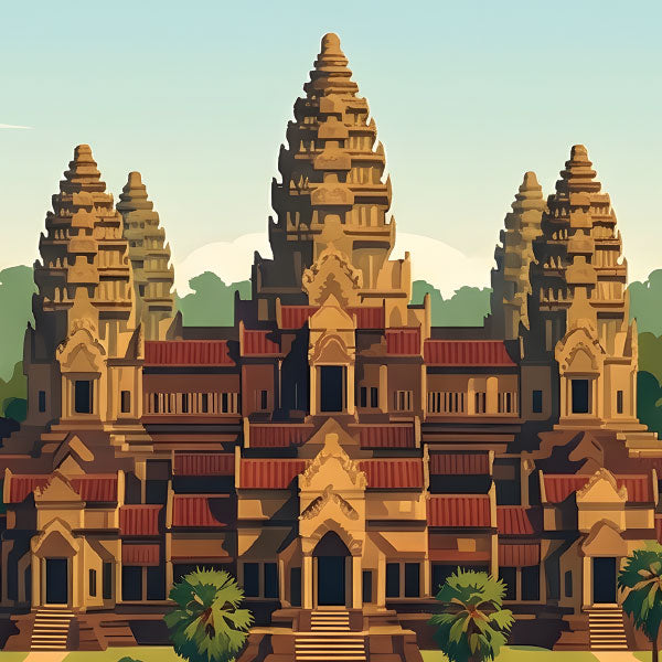 World Travel Posters: Angkor Wat