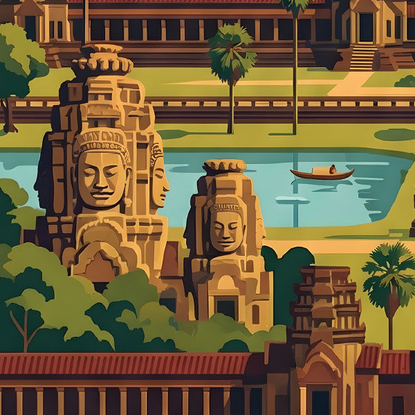 World Travel Posters: Angkor Wat