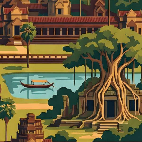 World Travel Posters: Angkor Wat