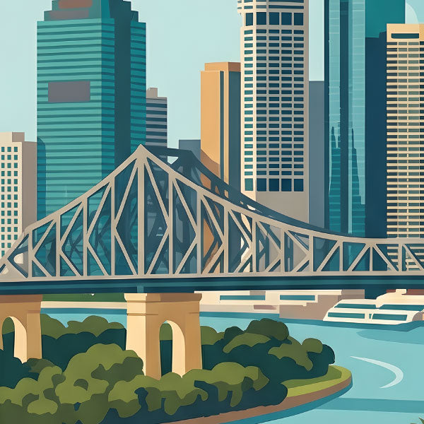 World Travel Posters: Brisbane