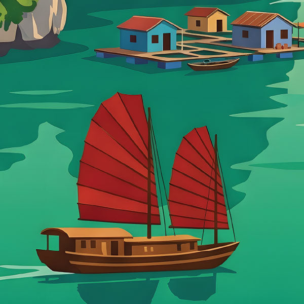 World Travel Posters: Ha Long Bay