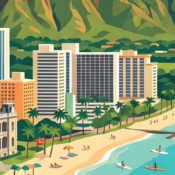 World Travel Posters: Honolulu