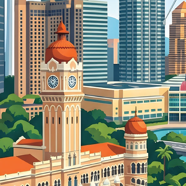 World Travel Posters: Kuala Lumpur