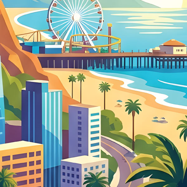 World Travel Posters: Los Angeles