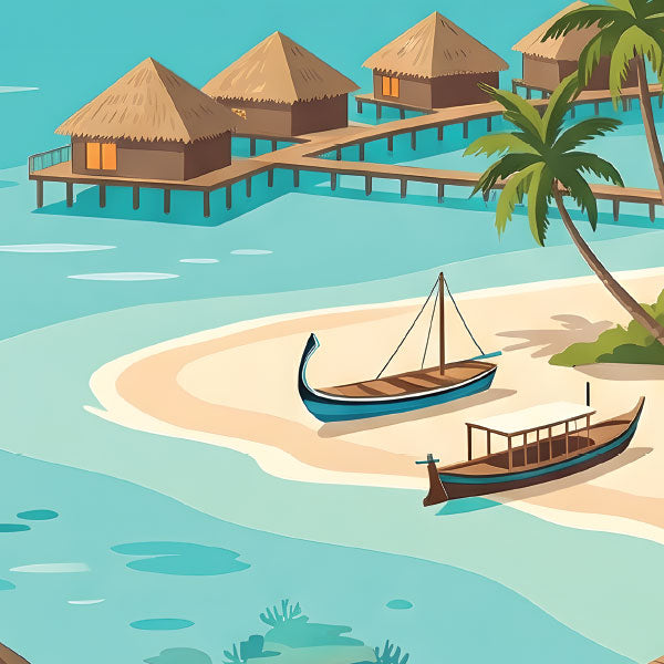 World Travel Posters: Maldives